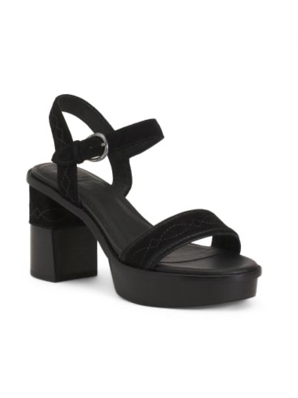 Frye Suede Pipa Woodstock Heels